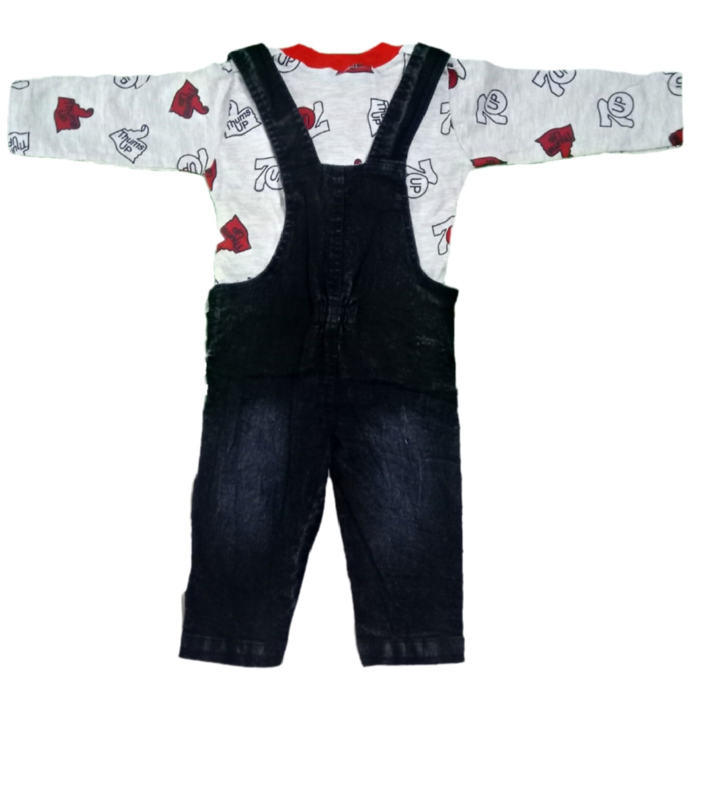 Buy Zuvim Baby Boys & Baby Girls Dress Denim Dungaree & T-Shirt Clothing  Set (Yellow, 3-6 months) Online at Best Prices in India - JioMart.
