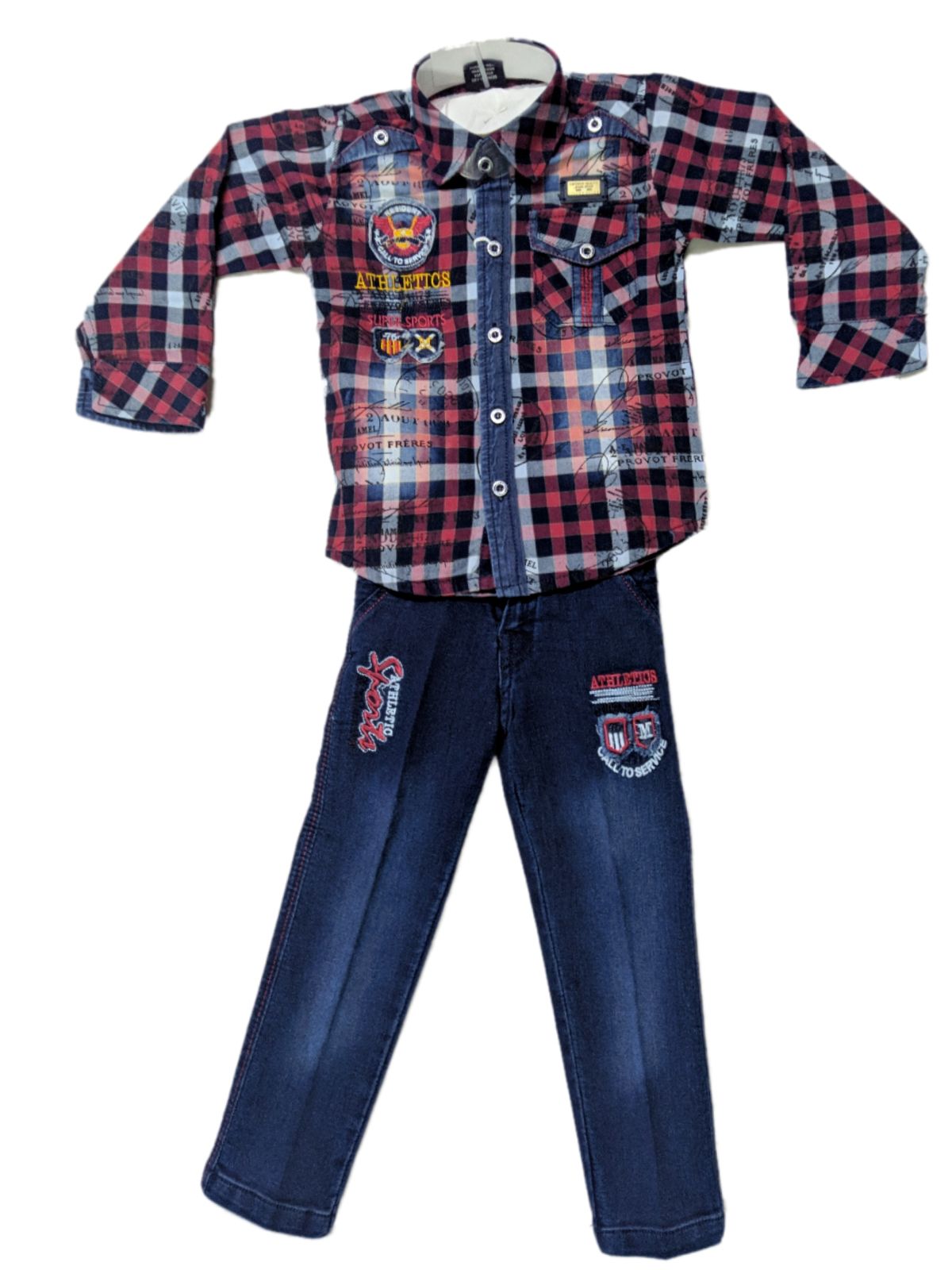 Boys Shirt & Jeans Combo 4-5 Years-205024R