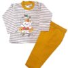 2154 pikku lining boys mustard infant set dress