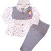 2156 Piku Grey infant frock dress