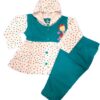 2157 Pikku Green infant frock dress