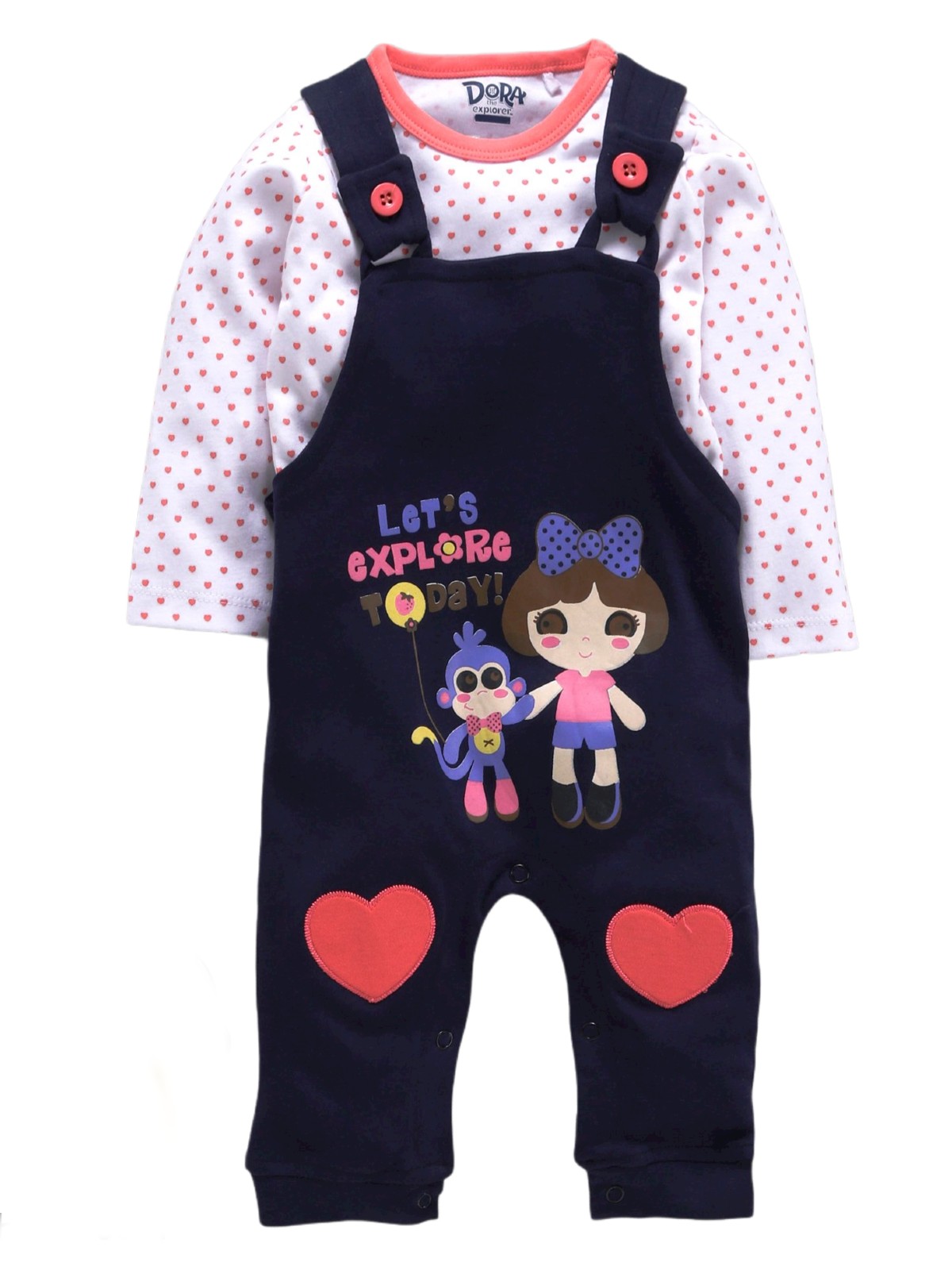 Baby Full Sleeves Dungaree-D2206