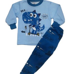 Kids Winter Sweatshirt & Payjama Set with Fleece – 2494